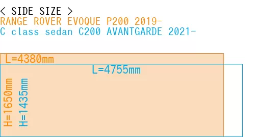 #RANGE ROVER EVOQUE P200 2019- + C class sedan C200 AVANTGARDE 2021-
